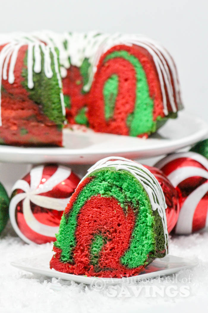 Holiday Bundt Cake idea: Holiday Grinch Bundt Cake
