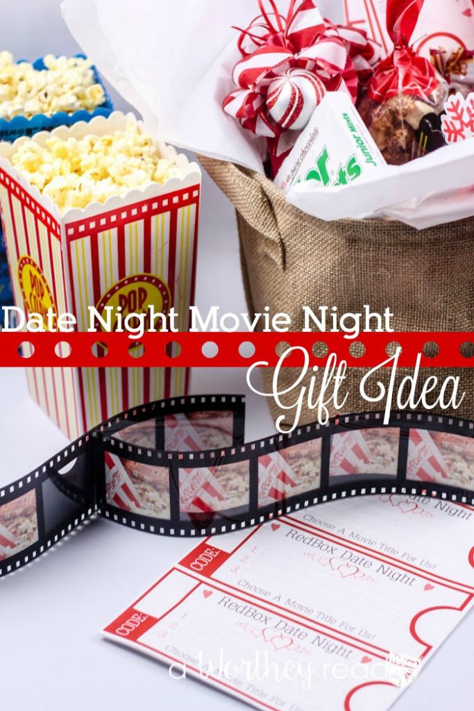 Have a Date Night At Home with this idea: Movie Date Night Gift Idea