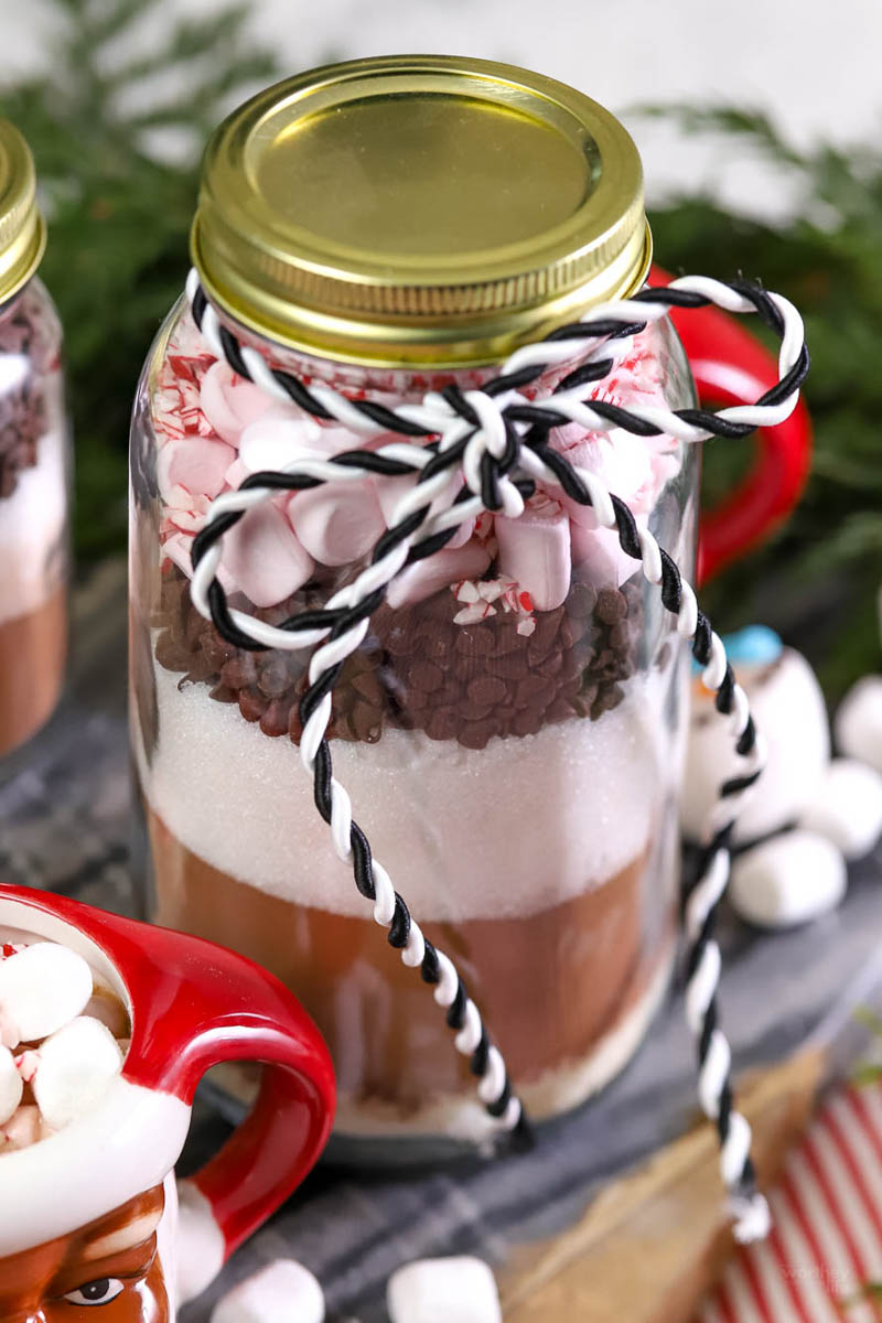 hot cocoa mix with peppermint