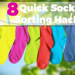 Here's quick and easy creative solutions to keep track of your socks! 8 Quick Sock Sorting Hacks