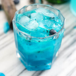 Blue Whiskey Cocktail