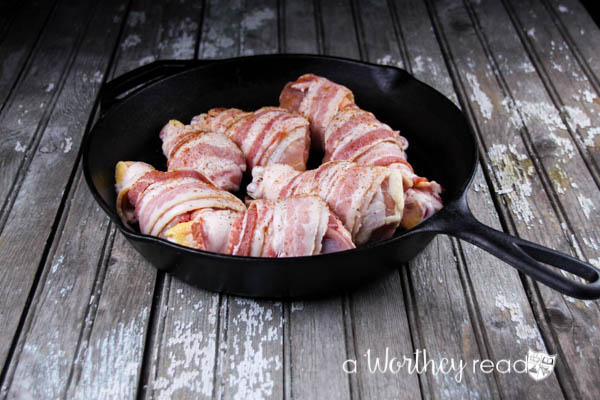 Chicken Wrapped with Bacon Skillet Meal