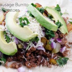 Make it a quick dinner night with this easy, delicious burrito idea: Italian Sausage Burrito with Potatoes