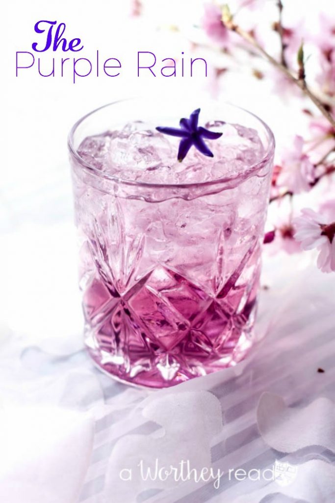 The Purple Rain Cocktail- dubbed after the late Prince Nelson Rogers. This cocktail is not only a pretty purple, but with Viniq Shimmering Liqueur and Stolichnaya Elit, you can't go wrong. Planning a Prince party? Be sure the purple rain is being served at the bar.