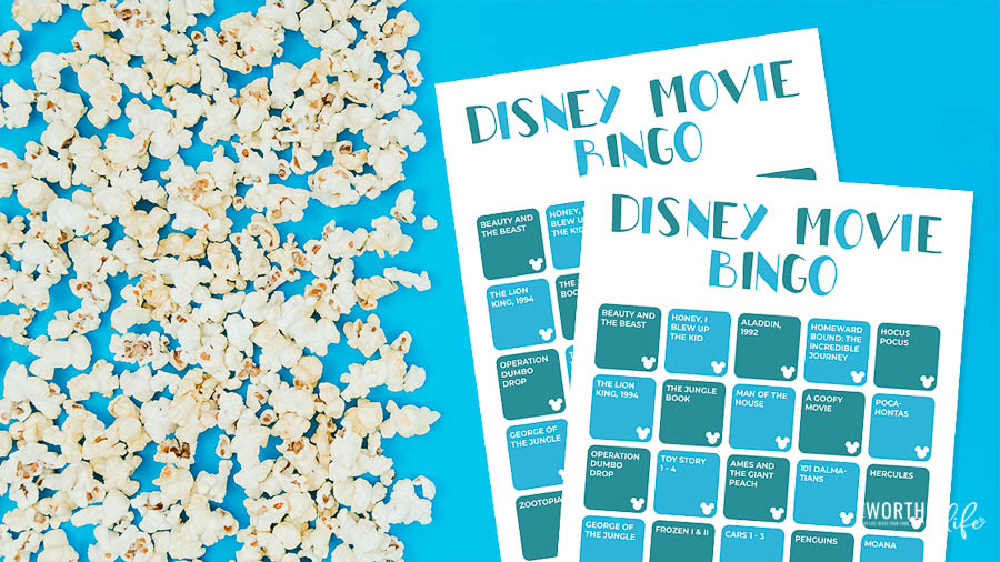 Disney Movie Bingo