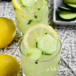 Lemon + Cucumber Lemonade Cocktail
