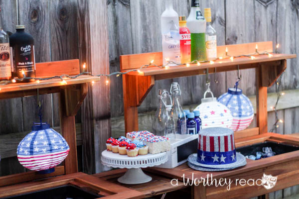 Red, White & Blue Outdoor Party Theme-21