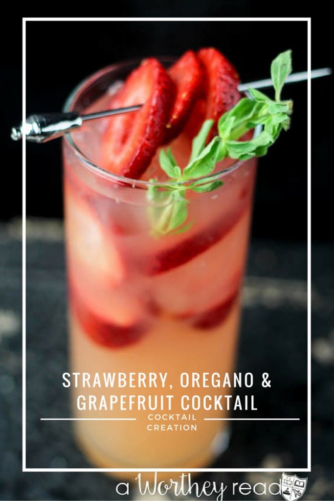 Grapefruit and Strawberry in a cocktail? Yes, here's a refreshing summer cocktail recipe to try: Strawberry, Oregano & Grapefruit Cocktail