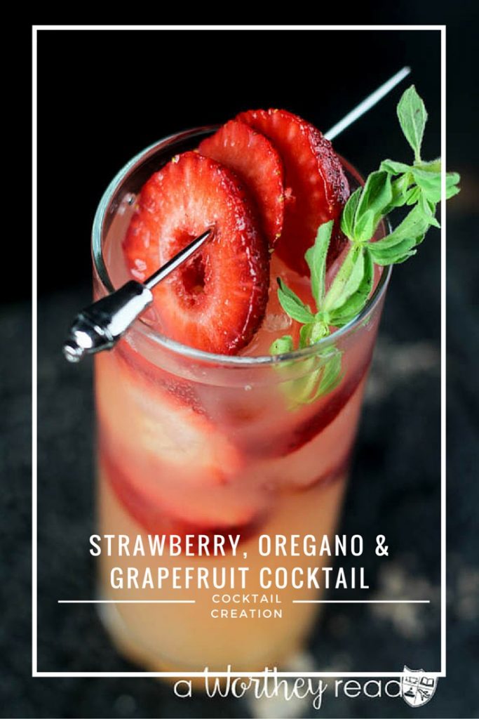 Grapefruit and Strawberry in a cocktail? Yes, here's a refreshing summer cocktail recipe to try: Strawberry, Oregano & Grapefruit Cocktail