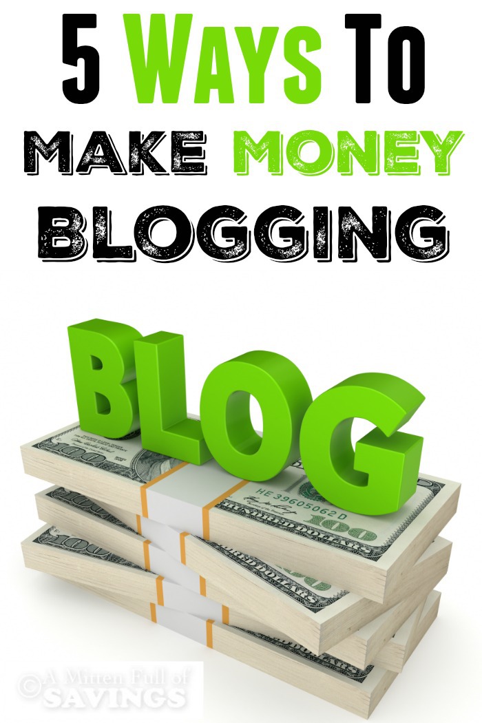 Don't miss our Top 5 Ways To Make Money Blogging! Great easy to use methods to secure your blogging income!