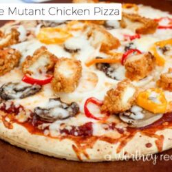 Easy Chicken Pizza Recipe Inspired by Teenage Mutant Ninja Turtles