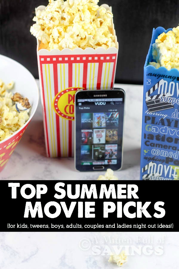 It's Summer! Here's a list of the TOP Summer movies you should check out: Top Summer Movie Picks {for kids, tweens, boys, adults, couples}