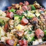 Grilled Chicken Stir Fry Recipe with Sausage