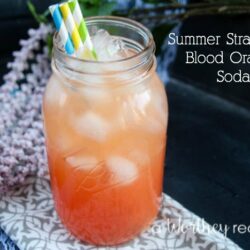 Summer Strawberry Blood Orange Soda