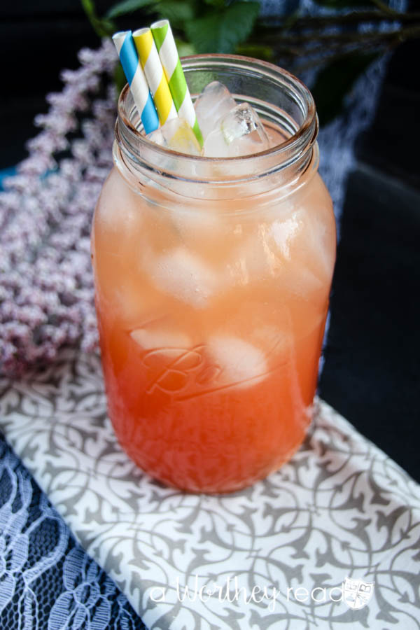 Mocktails made in a Mason Jar