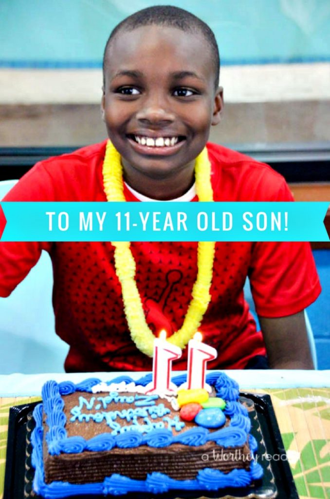 A Letter To My 11-Year Old Son