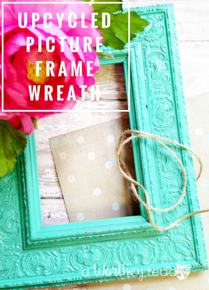 I love upcycle ideas for taking old junk and creating something new. Here's an easy upcycled DIY project to try this weekend. Upcycled Picture Frame Wreath