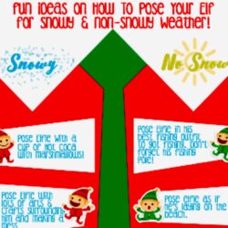 12 Fun Elf on The Shelf Poses