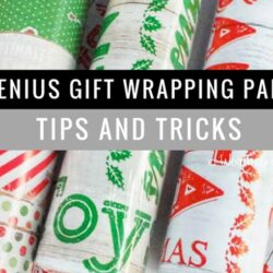Check our 7 Genius Gift Wrapping Paper Tips and Tricks to make it easier to manage this holiday season! Christmas gifts are easy to wrap when you use these!