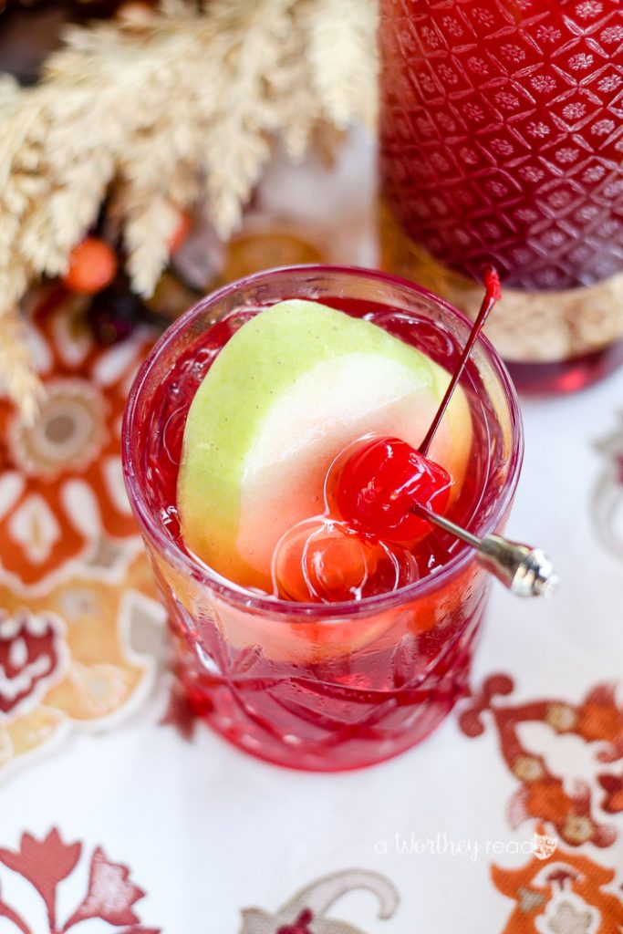 Hard Cherry Cider Cocktail {& Mocktail version}