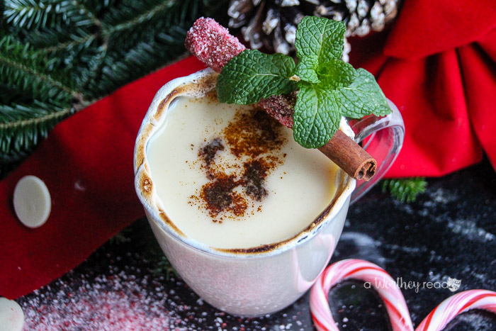 Make our Peppermint Adult Hot Chocolate Cocktail to share with your friends and family this holiday season at all of your parties, events, or just because!