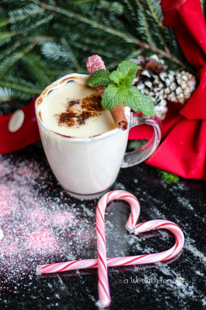 Make our Peppermint Adult Hot Chocolate Cocktail to share with your friends and family this holiday season at all of your parties, events, or just because!