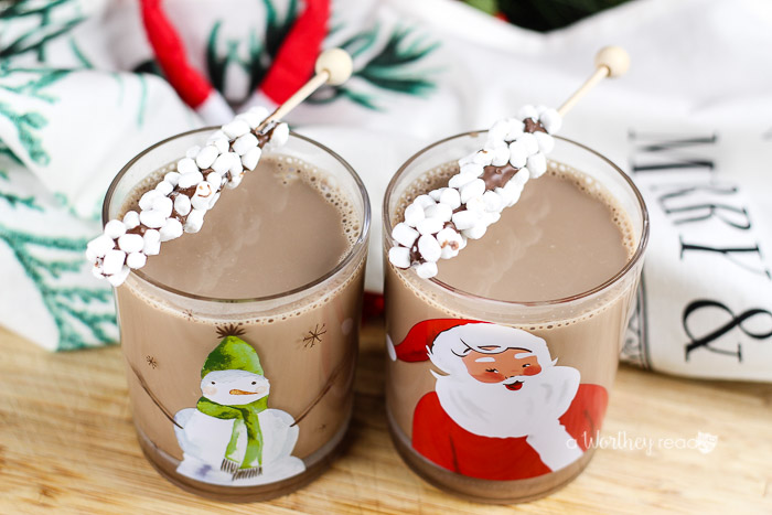 Warm up with this adult hot chocolate cocktail idea. With Jack Daniel's Tennessee Fire Whiskey, mexican hot chocolate and a few other ingredients, you will love our Sweater Weather Whiskey Adult Hot Chocolate