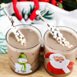 Warm up with this adult hot chocolate cocktail idea. With Jack Daniel's Tennessee Fire Whiskey, mexican hot chocolate and a few other ingredients, you will love our Sweater Weather Whiskey Adult Hot Chocolate