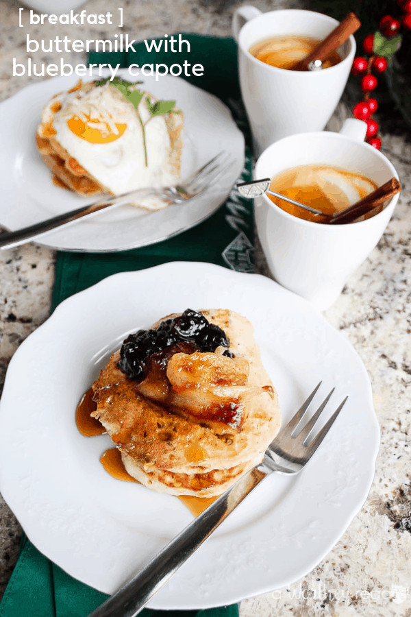 Start your morning off right with a healthy and delicious breakfast. Our easy buttermilk pancake recipe can be made in a matter of minutes, and you can make it two ways. Click through to get the recipe for our Easy Buttermilk Pancakes with Pistachios Buttermilk Blueberry Capote Pancakes.