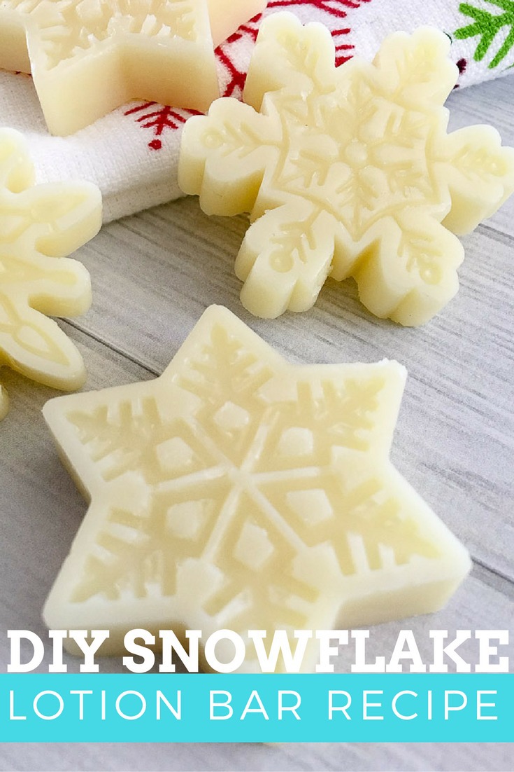 Make this Lotion Bar Recipe as a great way to Moisturize Your Skin This Winter! This DIY Snowflake Lotion Bar Recipe is a great for pampering your skin!
