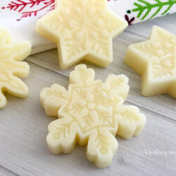 Make this Lotion Bar Recipe as a great way to Moisturize Your Skin This Winter! This DIY Snowflake Lotion Bar Recipe is a great for pampering your skin!