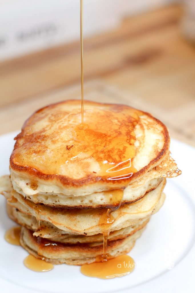 The Best Buttermilk + Cornmeal Pancakes