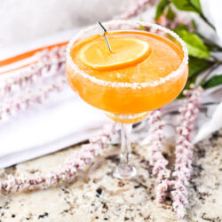 Try our Sweet Orange + Tequila Cocktail. We called upon the ripe sweetness of navel oranges, about two ounces, one ounce of Triple Sec, an ounce and a half of tequila, and three ounces of tonic water. This fun cocktail will be great for a girl's night out, summer BBQ, or a fun way to chill on a hot summer's day!