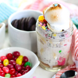 Unicorn Food Oreo Cookie Parfait