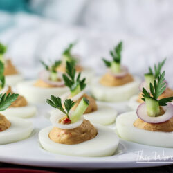 Hummus Deviled Eggs Recipe