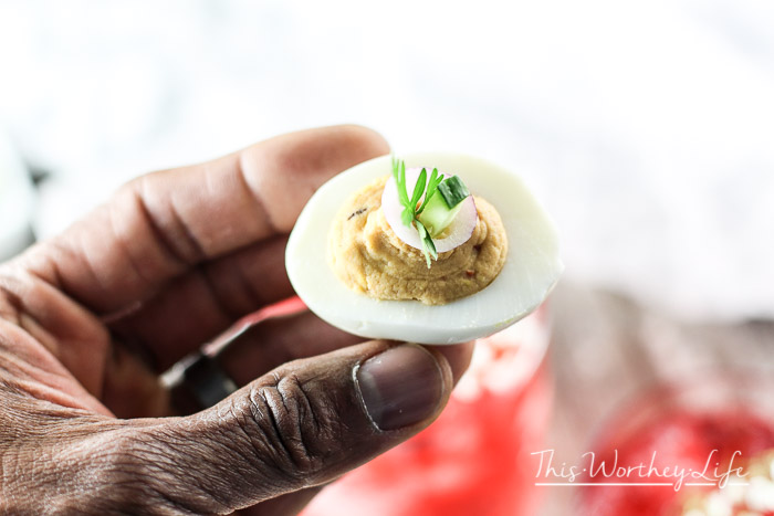 Hummus Deviled Eggs Recipe