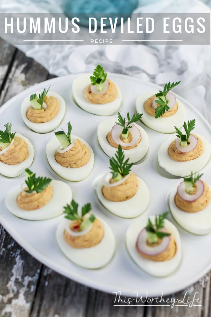 Hummus Deviled Eggs