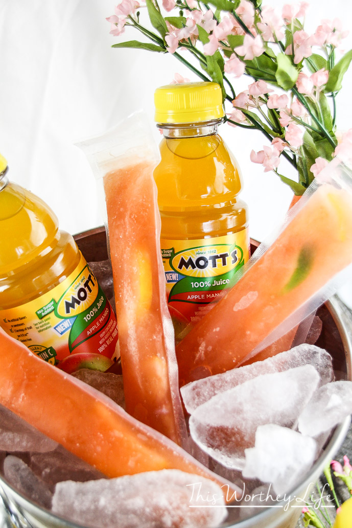 Mott's Apple Mango & Cherry Lemonade Icee Pops