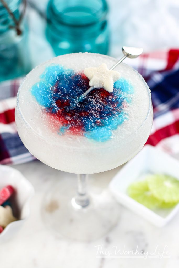 Red, White and Blue Margarita