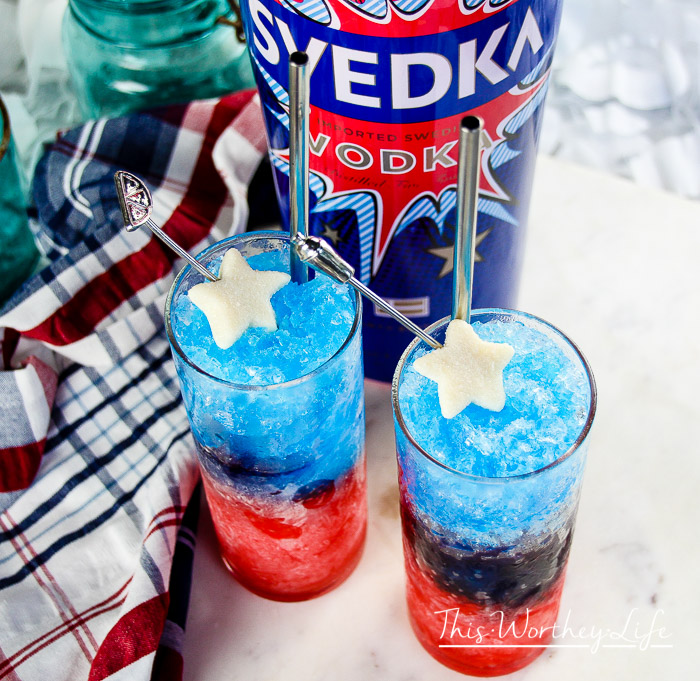 Sweet Star Spangled Vodka Margarita This Worthey Life Food