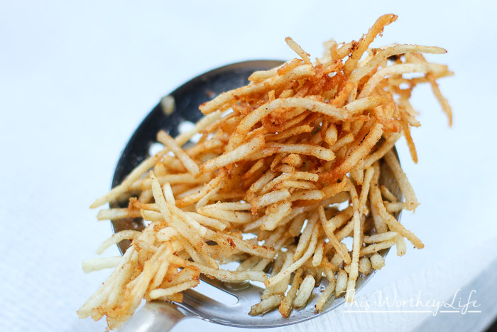 How to make potato frites