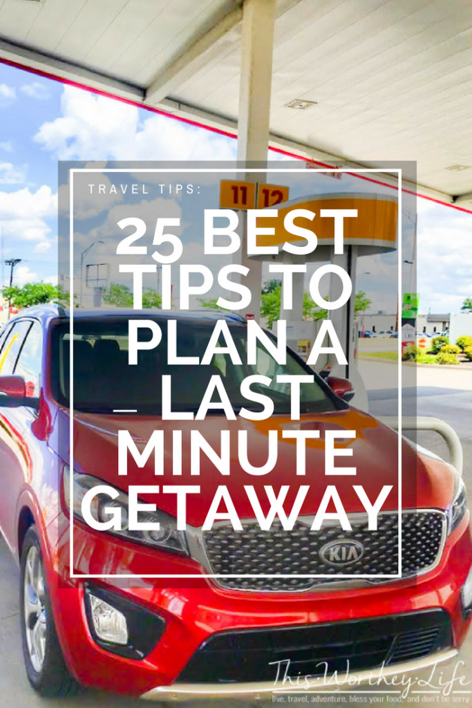 It's not difficult to plan a last minute getaway when you have the right essentials and a how-to guide. Here are 25 best tips on how to plan a last-minute getaway for you and the family. I'm sharing tips on how to save money on last-minute travel ideas, plus planning tips on where to go, and how rewards can help you save and plan a last-minute trip! 