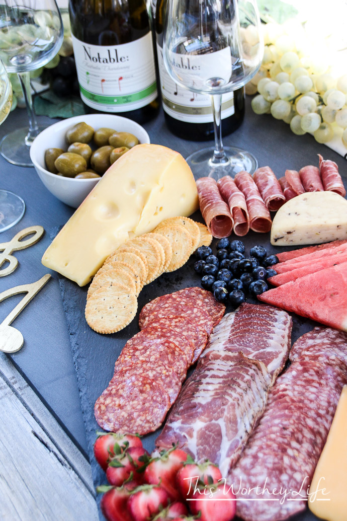 Cheese Board Idea Cheese + Charcuterie Board