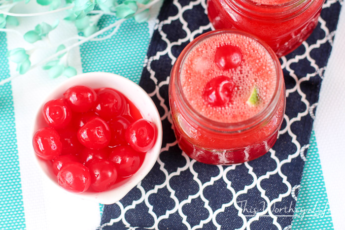 Frozen Cherry Limeade Drink