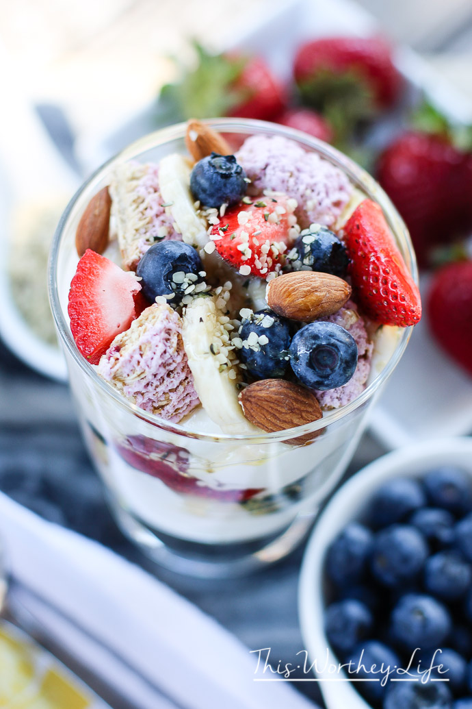 Parfait Recipe  Frosted Mixed Berry Shredded Wheat + Yogurt Fruit Cups