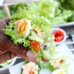 Spicy Tuna Lettuce Wraps {Kid-Approved Snack}