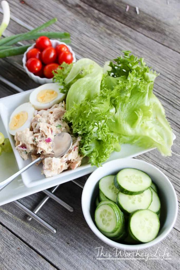 Spicy Tuna Lettuce Wraps {KidApproved Snack}