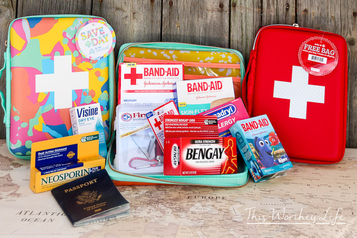 Johnson and Johnson's Travel Ready First Aid Kit