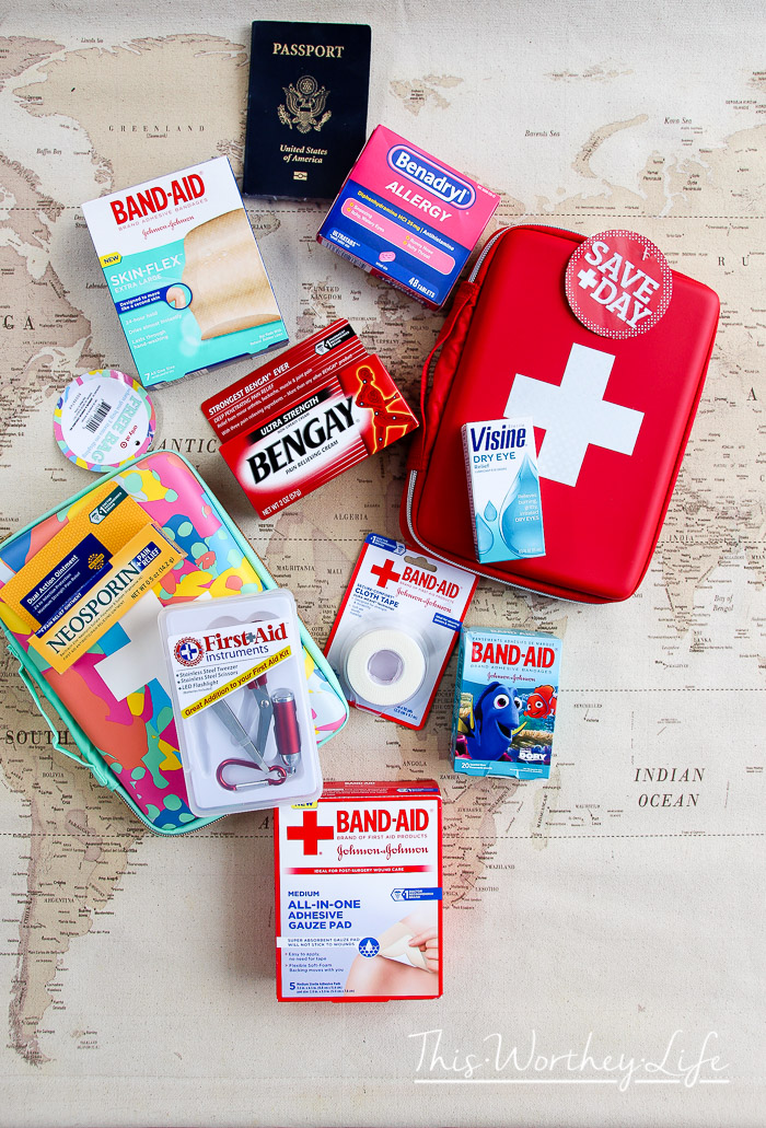 It's a DIY First Aid Kit for Travel!