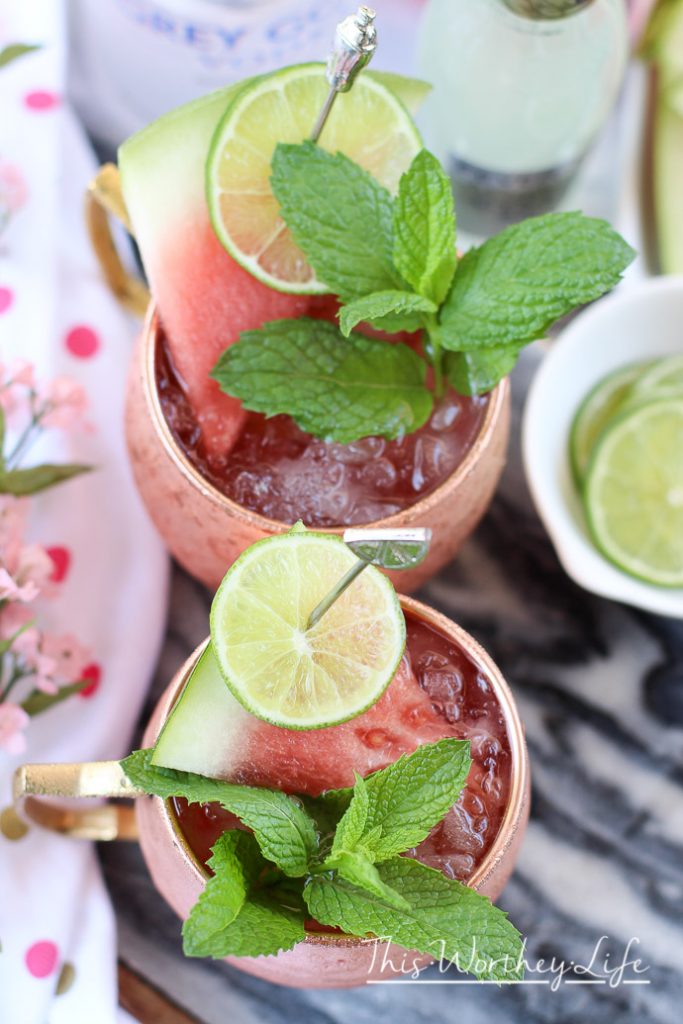 Unique Watermelon Moscow Mule